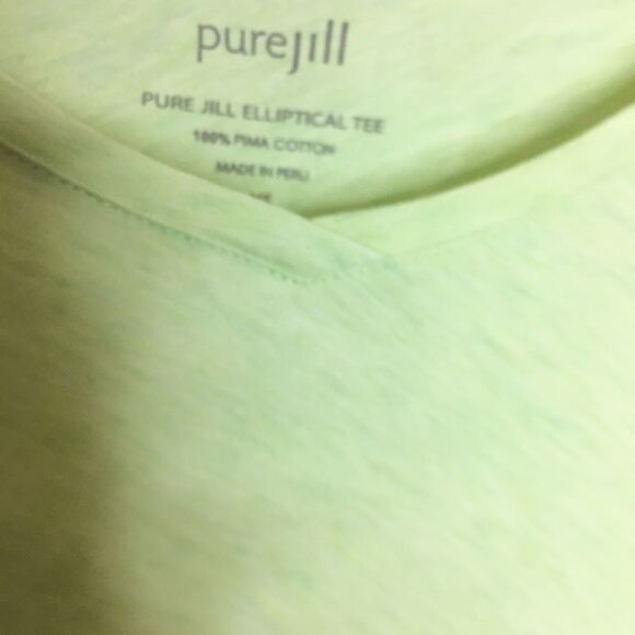 Pure Jill by J. Jill Elliptical Tee 100% Pima - Picture 5 of 7